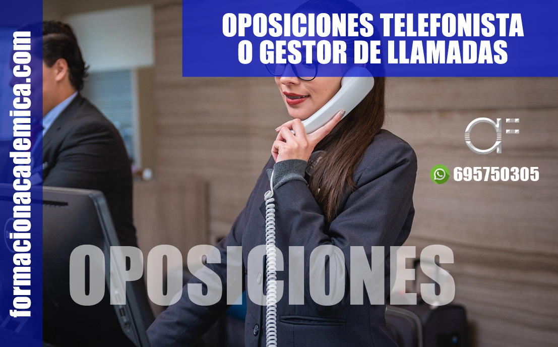 oposiciones telefonista